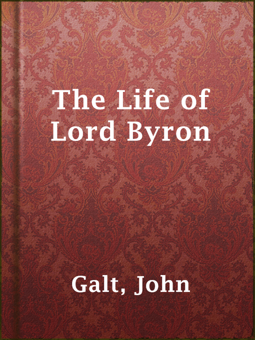 Cover image for The Life of Lord Byron